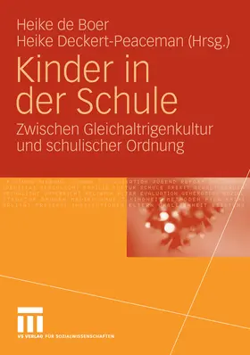 De Boer / Deckert-Peaceman | Kinder in der Schule | E-Book | www.sack.de
