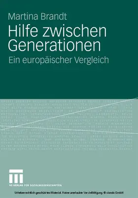Brandt |  Hilfe zwischen Generationen | eBook | Sack Fachmedien