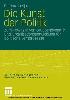 Lesjak |  Die Kunst der Politik | eBook | Sack Fachmedien