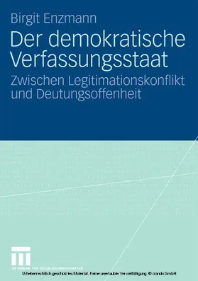 Enzmann | Der demokratische Verfassungsstaat | E-Book | www.sack.de