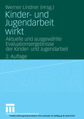 Lindner |  Kinder- und Jugendarbeit wirkt | eBook | Sack Fachmedien