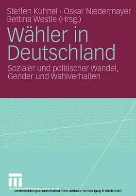 Kühnel / Niedermayer / Westle |  Wähler in Deutschland | eBook | Sack Fachmedien