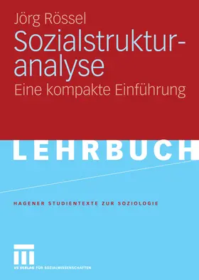 Rössel | Sozialstrukturanalyse | E-Book | www.sack.de