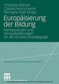 Röhner / Henrichwark / Hopf |  Europäisierung der Bildung | eBook | Sack Fachmedien