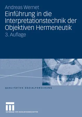 Wernet | Einführung in die Interpretationstechnik der Objektiven Hermeneutik | E-Book | sack.de