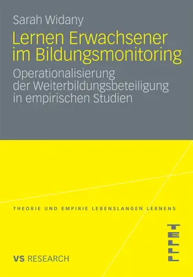Widany | Lernen Erwachsener im Bildungsmonitoring | E-Book | www.sack.de