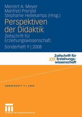 Meyer / Prenzel / Hellekamps |  Perspektiven der Didaktik | eBook | Sack Fachmedien