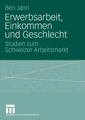 Jann | Erwerbsarbeit, Einkommen und Geschlecht | E-Book | www.sack.de
