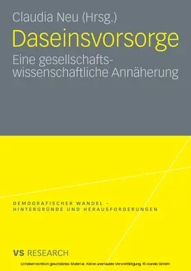 Neu | Daseinsvorsorge | E-Book | www.sack.de