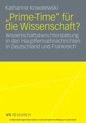 Kowalewski | "Prime-Time" für die Wissenschaft? | E-Book | www.sack.de