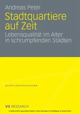 Peter | Stadtquartiere auf Zeit | E-Book | www.sack.de