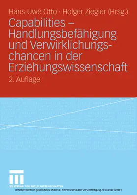 Otto / Ziegler |  Capabilities - Handlungsbefähigung und Verwirklichungschancen in der Erziehungswissenschaft | eBook | Sack Fachmedien