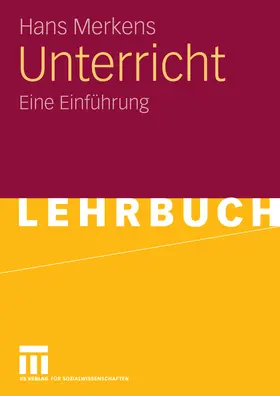 Merkens |  Unterricht | eBook | Sack Fachmedien