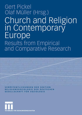 Pickel / Müller |  Church and Religion in Contemporary Europe | eBook | Sack Fachmedien