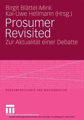 Blättel-Mink / Hellmann |  Prosumer Revisited | eBook | Sack Fachmedien