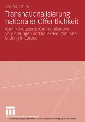 Tobler | Transnationalisierung nationaler Öffentlichkeit | E-Book | www.sack.de