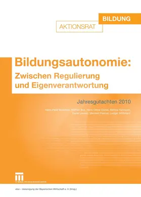  Bildungsautonomie: Zwischen Regulierung und Eigenverantwortung | eBook | Sack Fachmedien