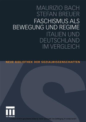 Bach / Breuer |  Faschismus als Bewegung und Regime | eBook | Sack Fachmedien