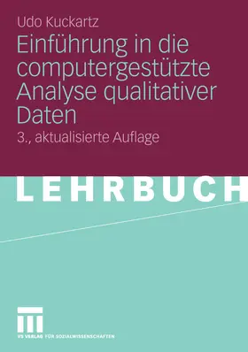 Kuckartz |  Einführung in die computergestützte Analyse qualitativer Daten | eBook | Sack Fachmedien