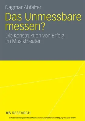 Abfalter | Das Unmessbare messen? | E-Book | sack.de