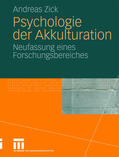 Zick |  Psychologie der Akkulturation | eBook | Sack Fachmedien
