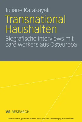 Karakayali |  Transnational Haushalten | eBook | Sack Fachmedien