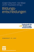 Baumert / Maaz / Trautwein |  Bildungsentscheidungen | eBook | Sack Fachmedien