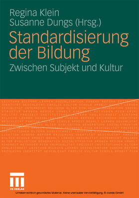 Klein / Dungs | Standardisierung der Bildung | E-Book | sack.de