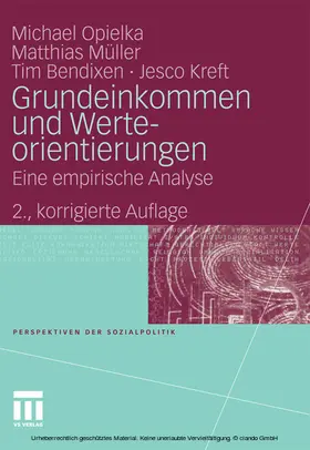 Opielka / Müller / Bendixen | Grundeinkommen und Werteorientierungen | E-Book | www.sack.de