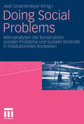 Groenemeyer |  Doing Social Problems | eBook | Sack Fachmedien