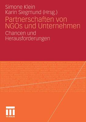 Klein / Siegmund | Partnerschaften von NGOs und Unternehmen | E-Book | sack.de