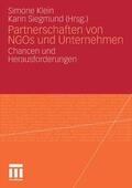 Klein / Siegmund |  Partnerschaften von NGOs und Unternehmen | eBook | Sack Fachmedien