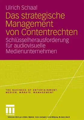 Schaal | Das strategische Management von Contentrechten | E-Book | www.sack.de