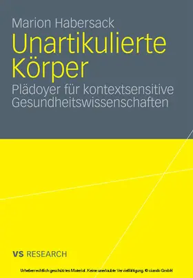 Habersack |  Unartikulierte Körper | eBook | Sack Fachmedien