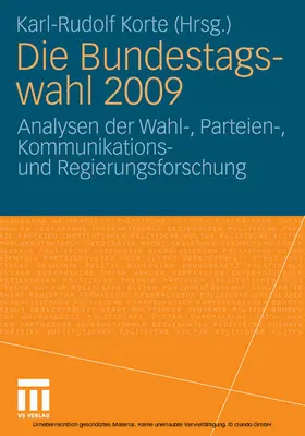 Korte |  Die Bundestagswahl 2009 | eBook | Sack Fachmedien