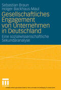 Braun / Backhaus-Maul |  Gesellschaftliches Engagement von Unternehmen in Deutschland | eBook | Sack Fachmedien