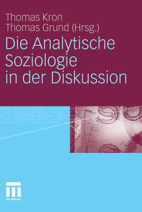 Kron / Grund | Die Analytische Soziologie in der Diskussion | E-Book | sack.de