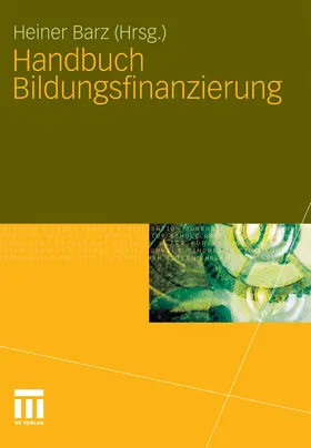 Barz |  Handbuch Bildungsfinanzierung | eBook | Sack Fachmedien