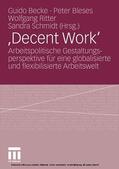 Becke / Bleses / Ritter |  ,Decent Work‘ | eBook | Sack Fachmedien