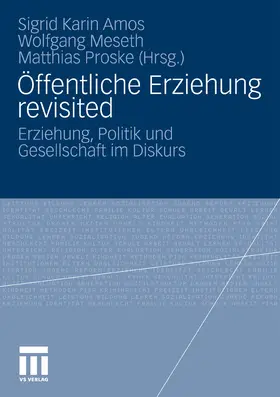 Amos / Meseth / Proske |  Öffentliche Erziehung revisited | eBook | Sack Fachmedien