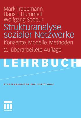 Trappmann / Hummell / Sodeur | Strukturanalyse sozialer Netzwerke | E-Book | sack.de
