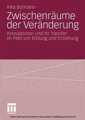 Bormann | Zwischenräume der Veränderung | E-Book | www.sack.de