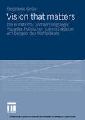 Geise |  Vision that matters | eBook | Sack Fachmedien