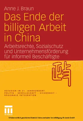 Braun | Das Ende der billigen Arbeit in China | E-Book | www.sack.de