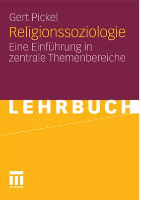 Pickel | Religionssoziologie | E-Book | www.sack.de