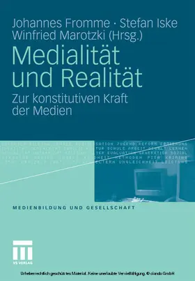 Fromme / Iske / Marotzki |  Medialität und Realität | eBook | Sack Fachmedien