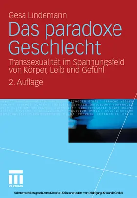 Lindemann |  Das paradoxe Geschlecht | eBook | Sack Fachmedien