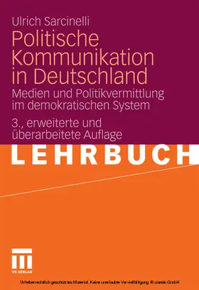 Sarcinelli |  Politische Kommunikation in Deutschland | eBook | Sack Fachmedien