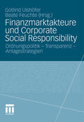 Ulshöfer / Feuchte |  Finanzmarktakteure und Corporate Social Responsibility | eBook | Sack Fachmedien