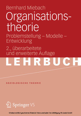 Miebach | Organisationstheorie | E-Book | sack.de